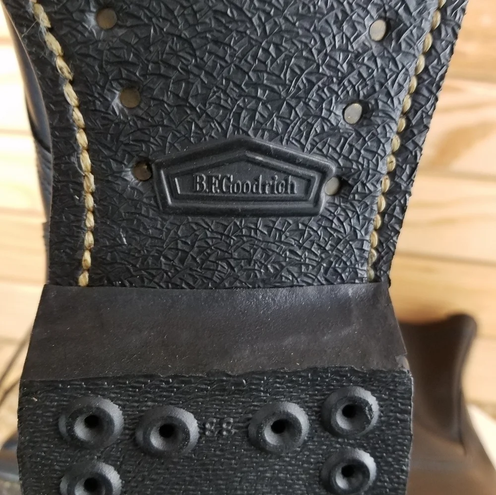 VTG Cumberland Shoe Corp 1966 US Army 9 REG Combat Military Boots GOODYEAR Soles
